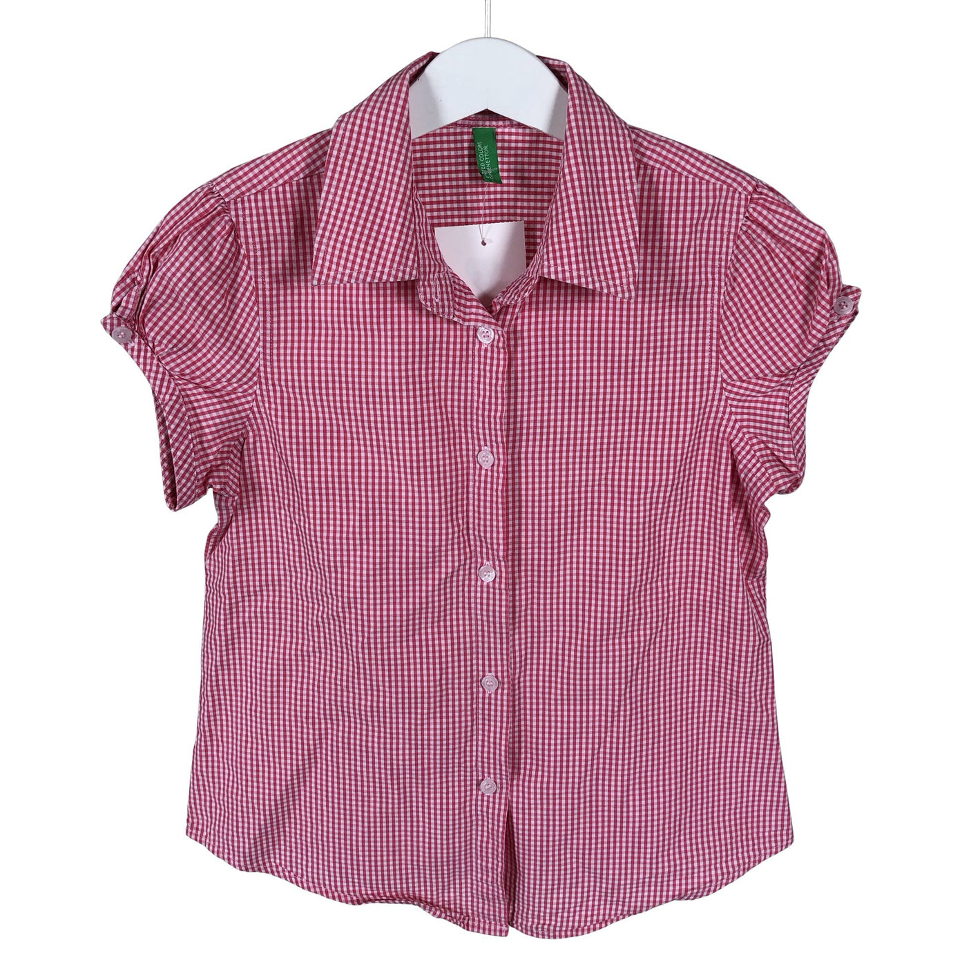 Unisex Benetton - Triiksärk, suurus 116 - 122 - Roosa (1)