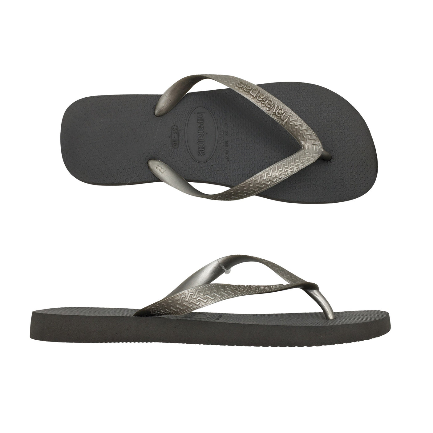 Unisex Havaianas - Plätud, suurus 39 - Hall (1)