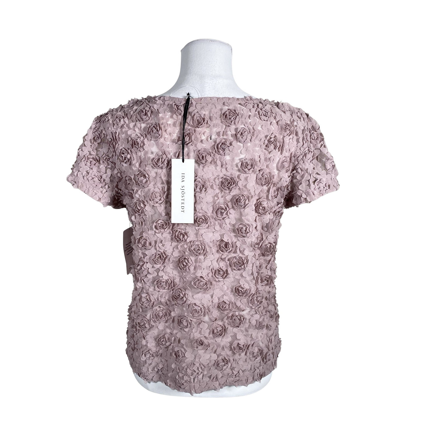 Unisex Ida Sjöstedt - Lühikeste käistega pluus, suurus 38 - Heleroosa (2)