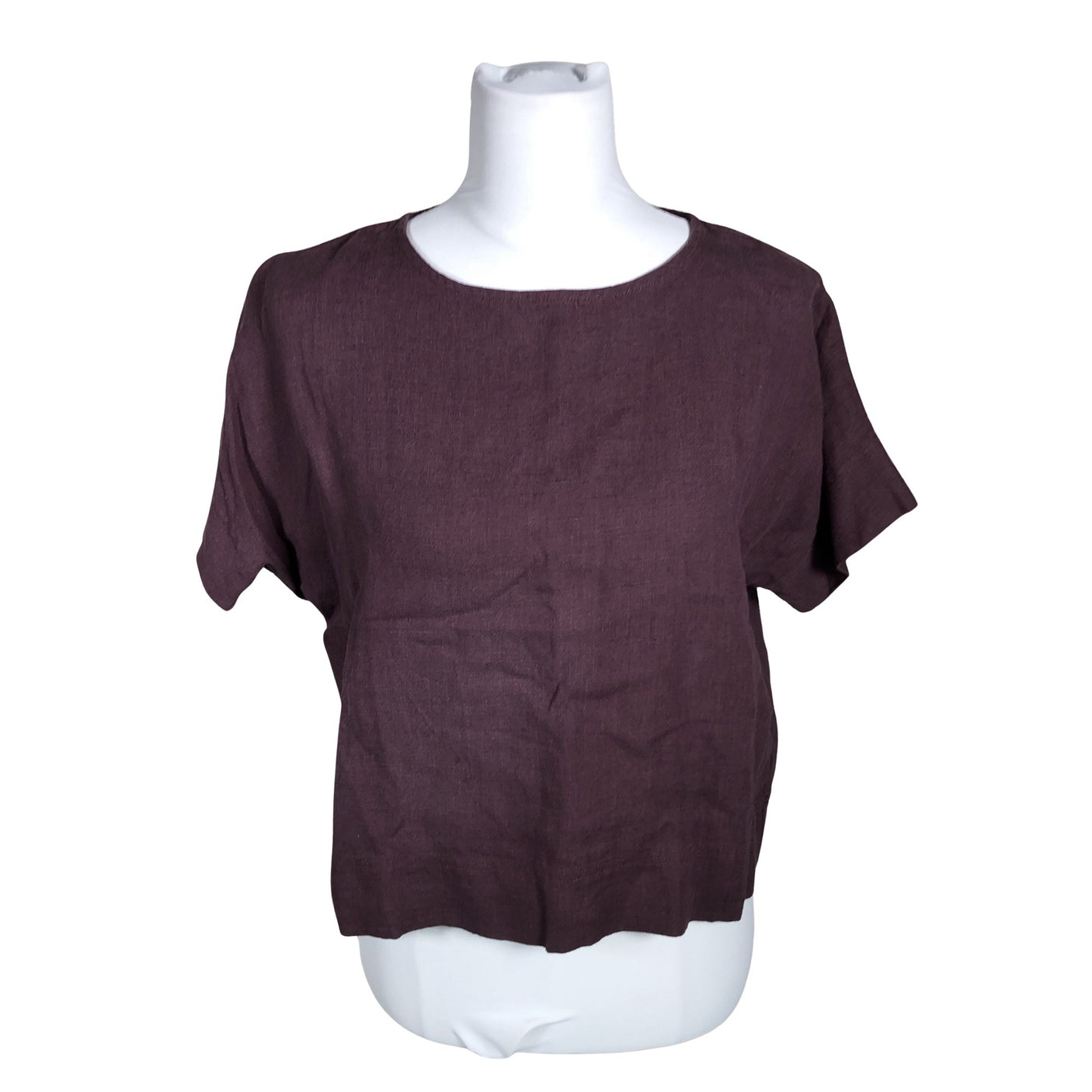 Unisex Linenfox - Lühikeste käistega pluus, suurus 32 - Lilla (1)
