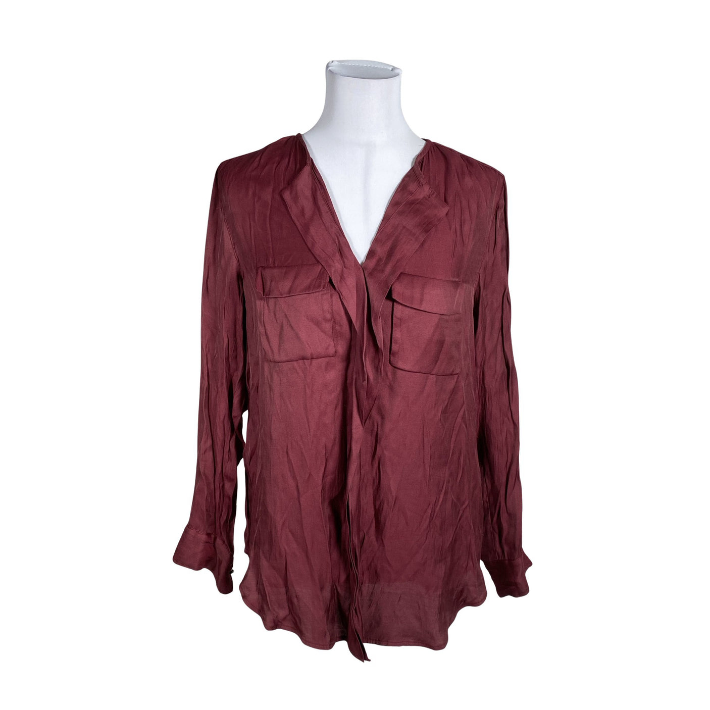 Unisex InWear - Pluus, suurus 38 - Veinipunane (1)