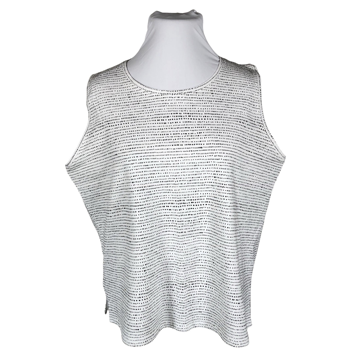 Unisex Nanso - Trikotaažist topp, suurus 46 - Valge (1)