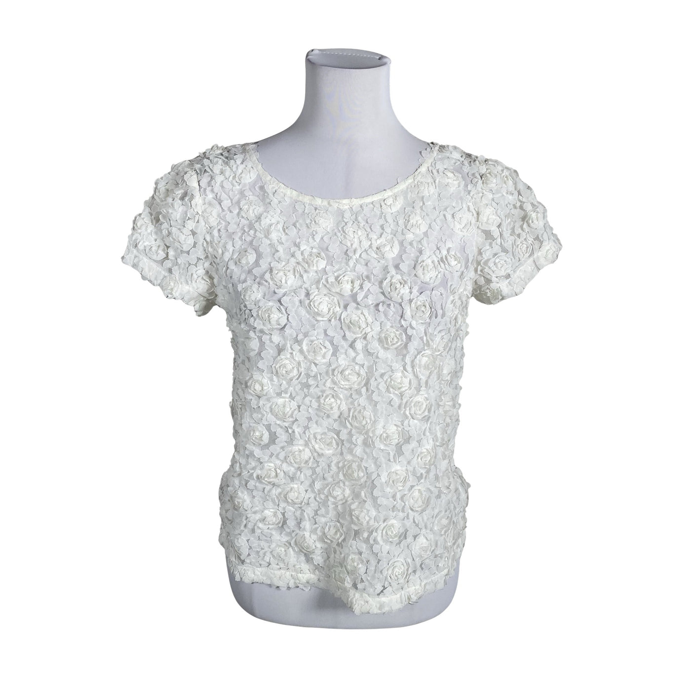 Unisex Ida Sjöstedt - Lühikeste käistega pluus, suurus 36 - Valge (1)