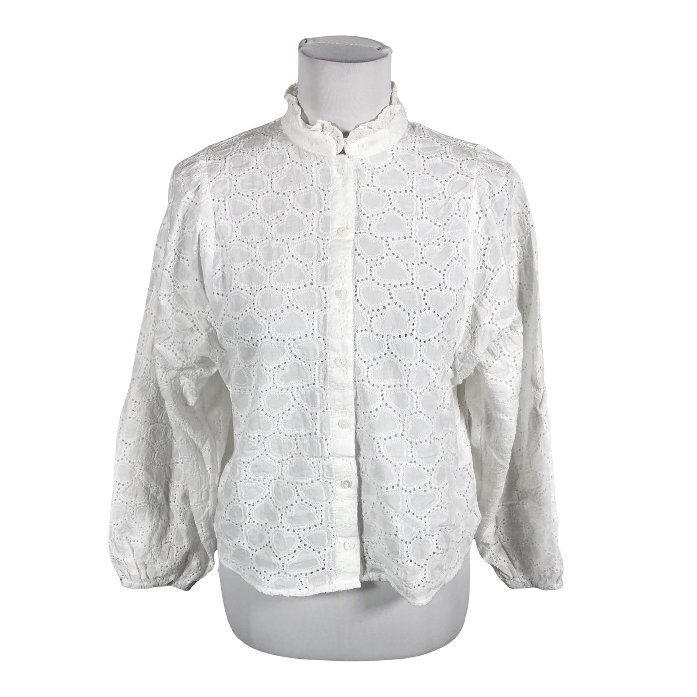 Unisex A-view - Pluus, suurus 36 - Valge (1)