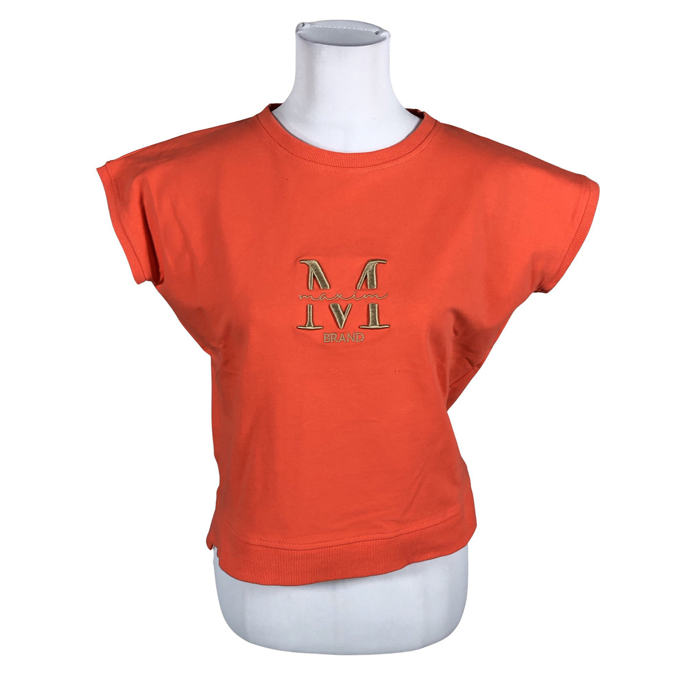 Unisex Maxima - T-särk, suurus 38 - Oranž (1)