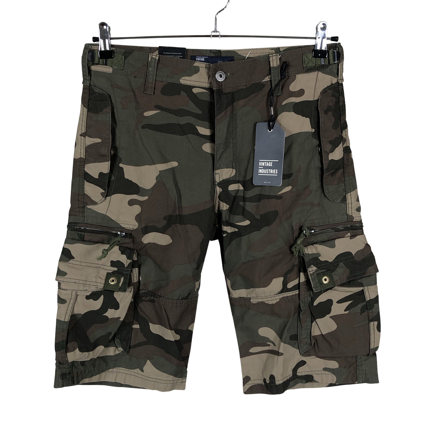 Unisex Vintage Industries - Lühikesed püksid, suurus S - Roheline (1)