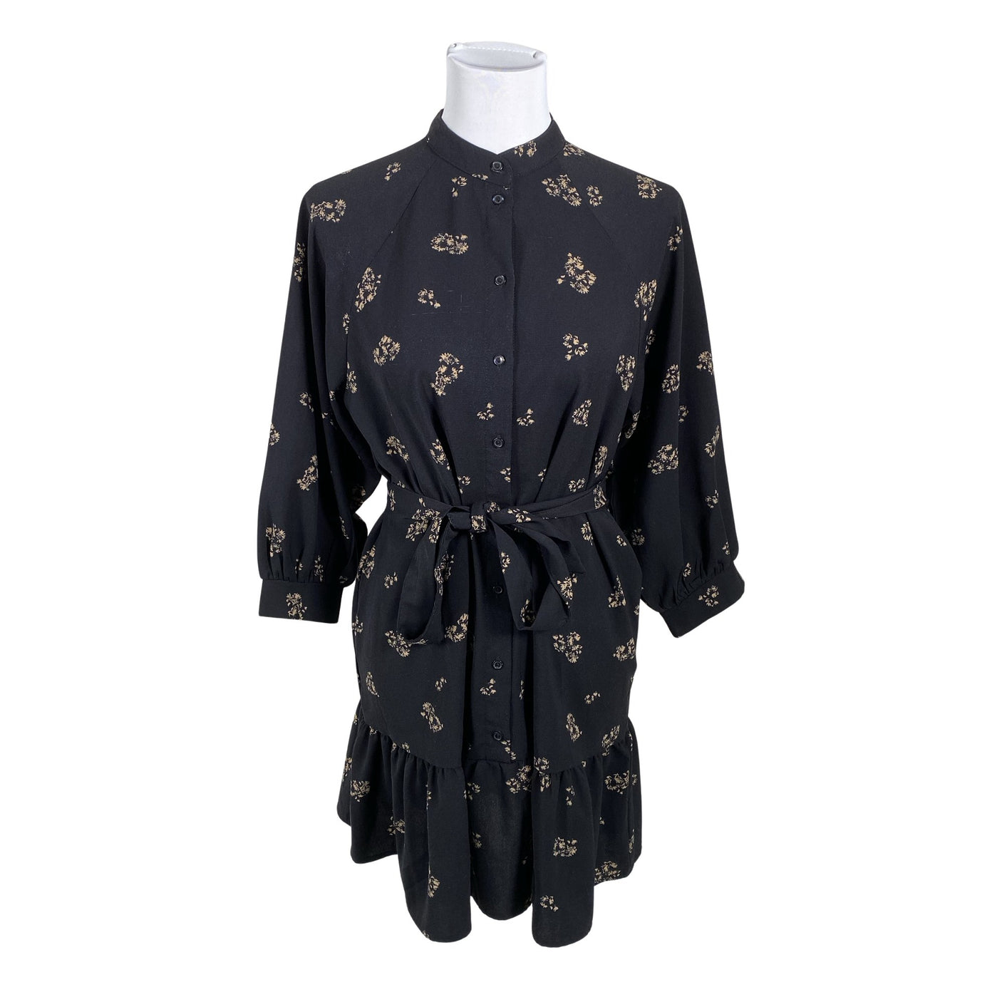 Unisex Selected - Mitteveniv kleit, suurus 36 - Must (1)
