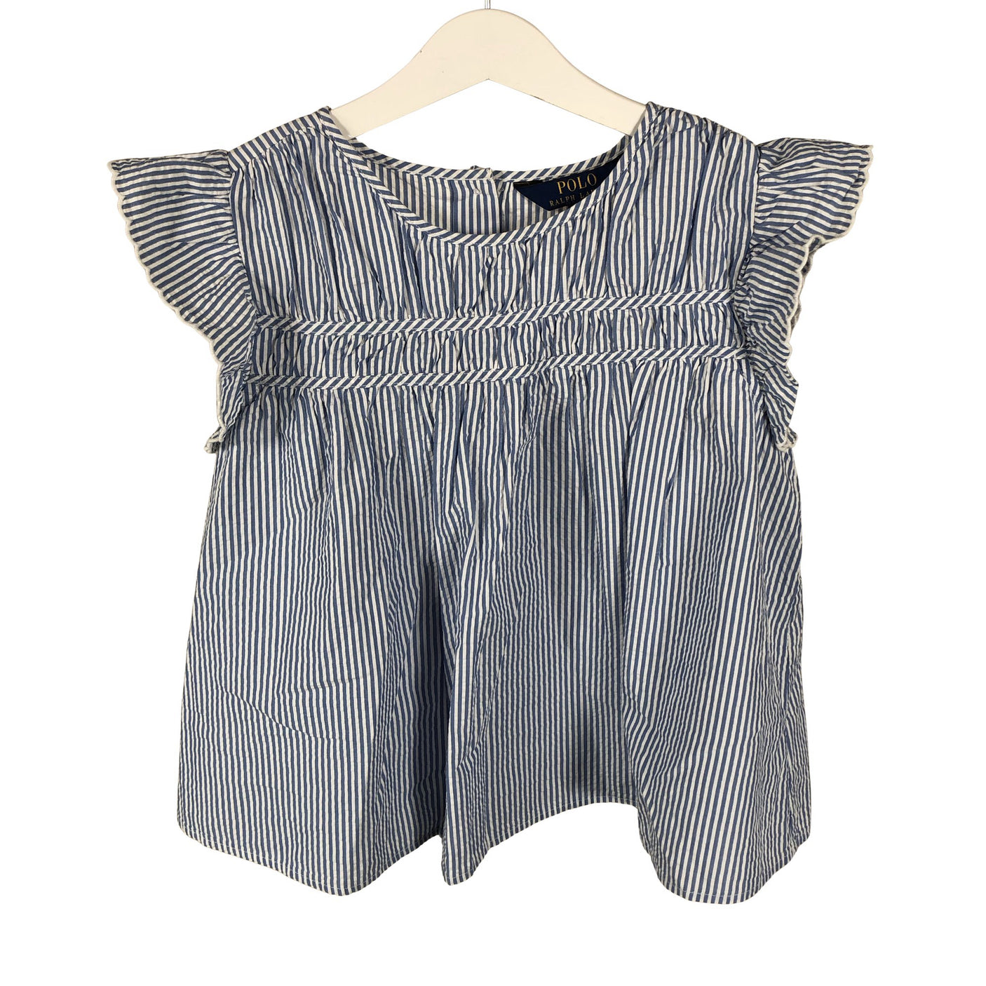Unisex Polo Ralph Lauren - Lühikeste käistega pluus, suurus 146 - 152 - Sinine (1)