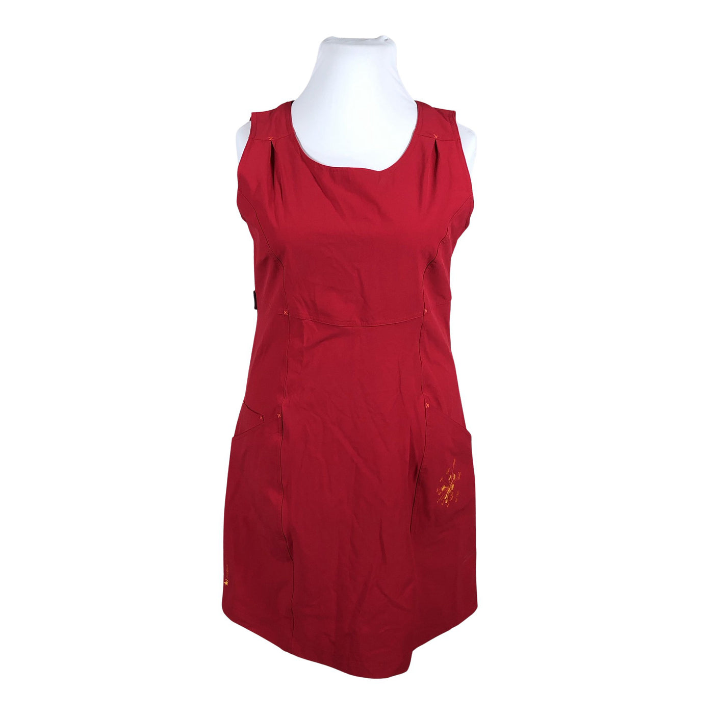 Unisex Warmpeace - Mitteveniv kleit, suurus 42 - Punane (1)