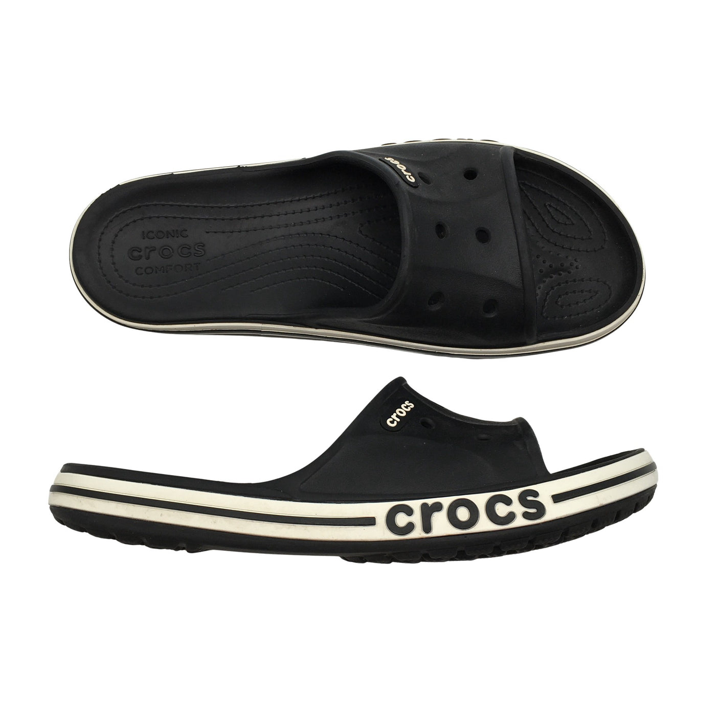 Unisex Crocs - Plätud, suurus 41 - Must (1)
