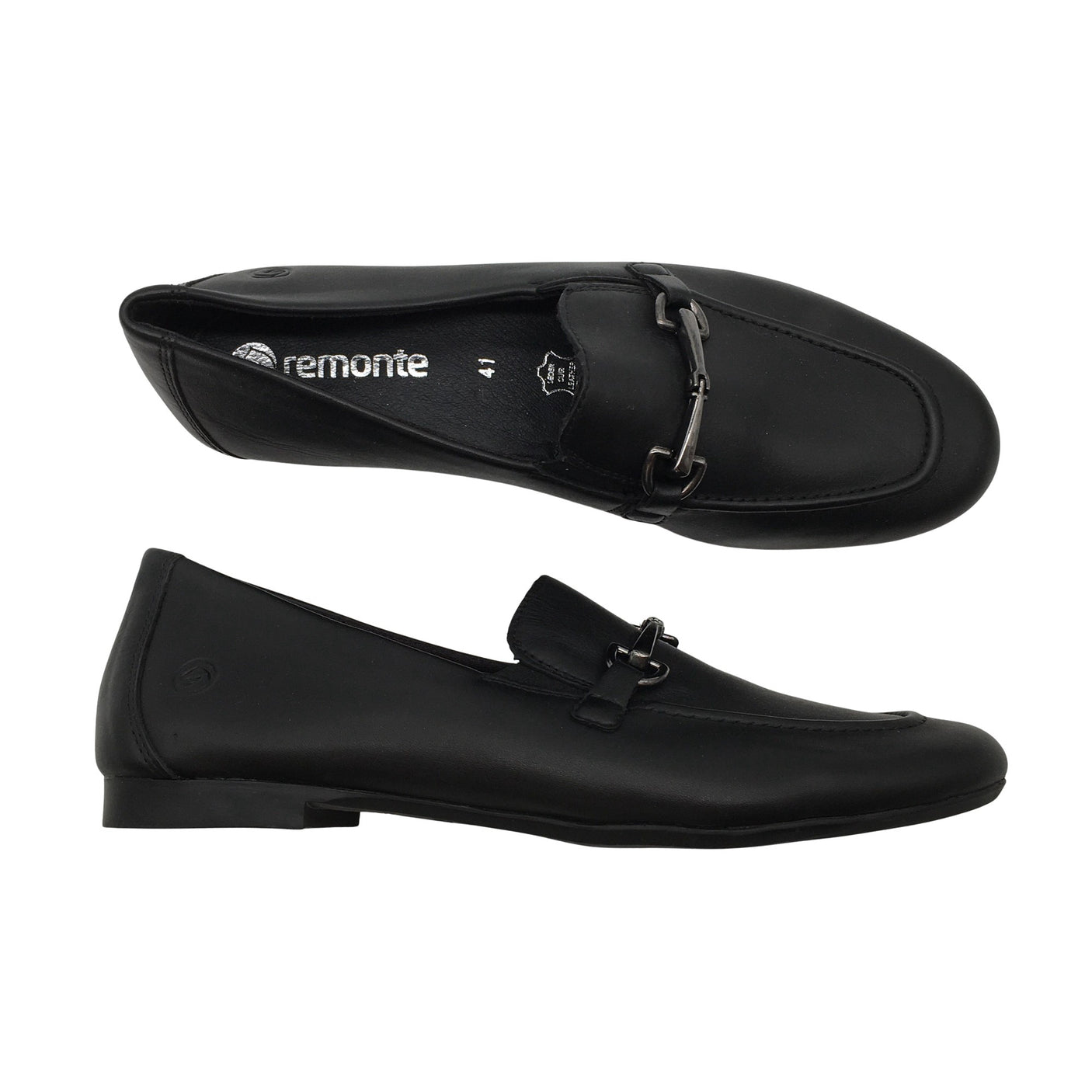 Unisex Remonte - Mokassiinid, suurus 41 - Must (1)