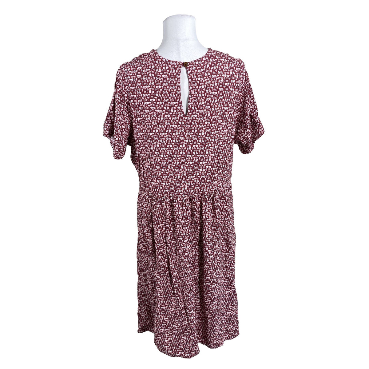 Unisex Nouki - Mitteveniv kleit, suurus 42 - Veinipunane (2)