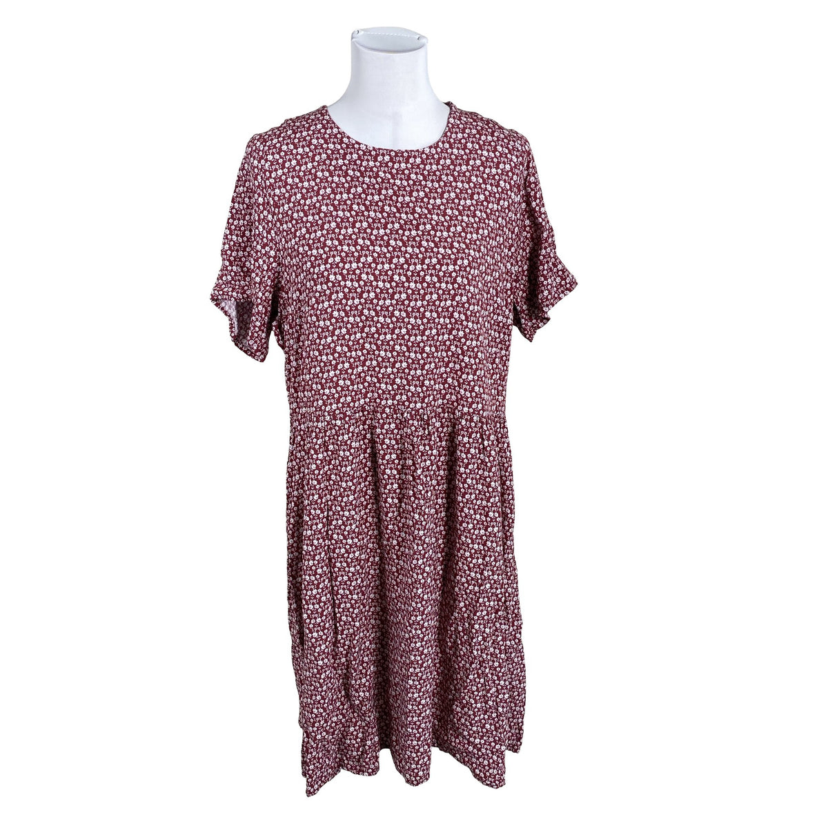 Unisex Nouki - Mitteveniv kleit, suurus 42 - Veinipunane (1)