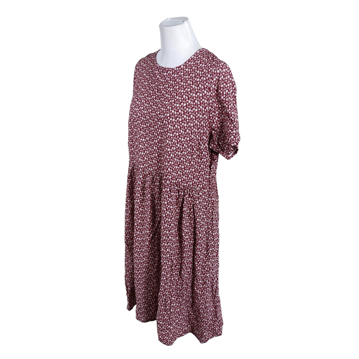 Unisex Nouki - Mitteveniv kleit, suurus 42 - Veinipunane (3)