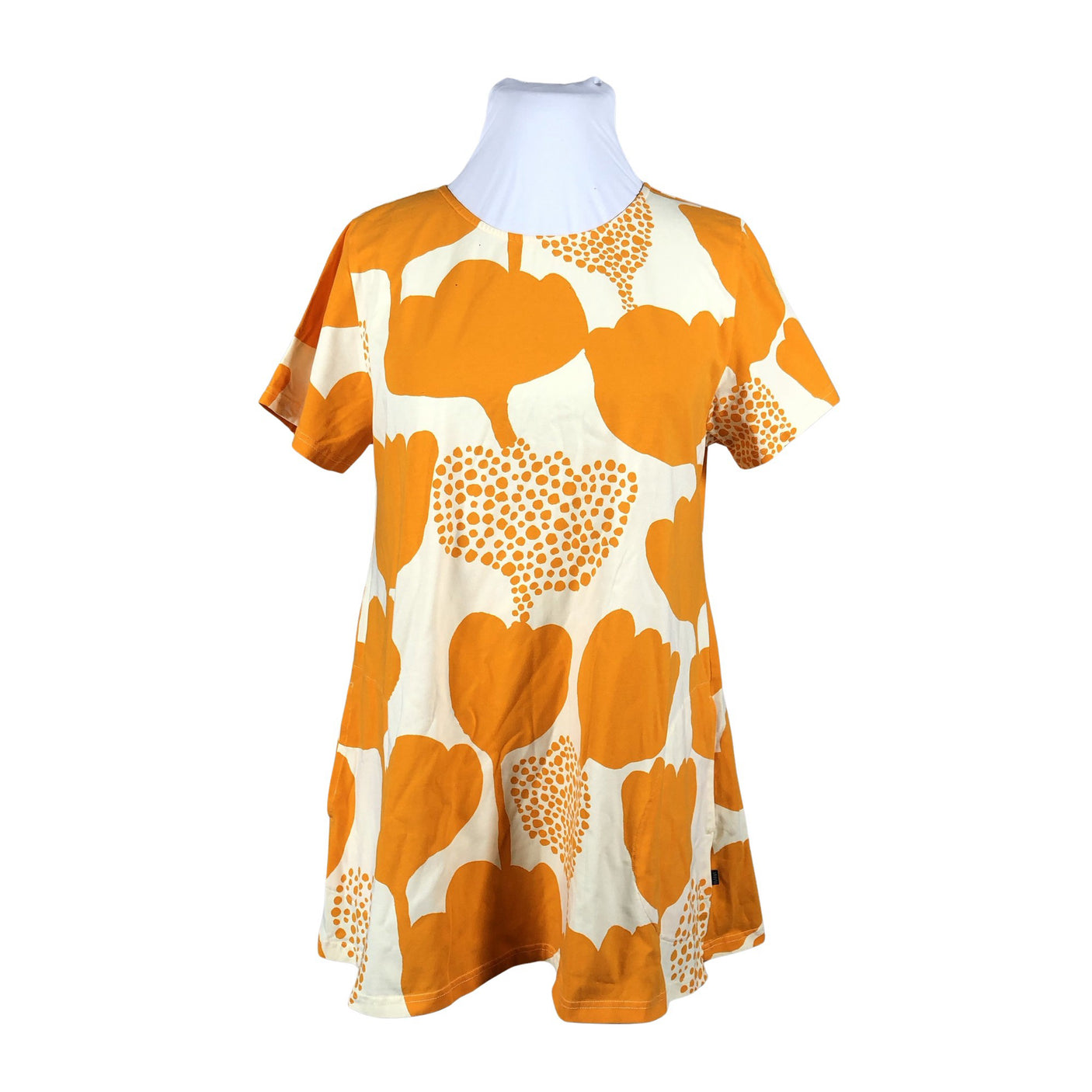 Unisex Ristomatti ratia - Trikotaažist kleit, suurus 42 - Oranž (1)