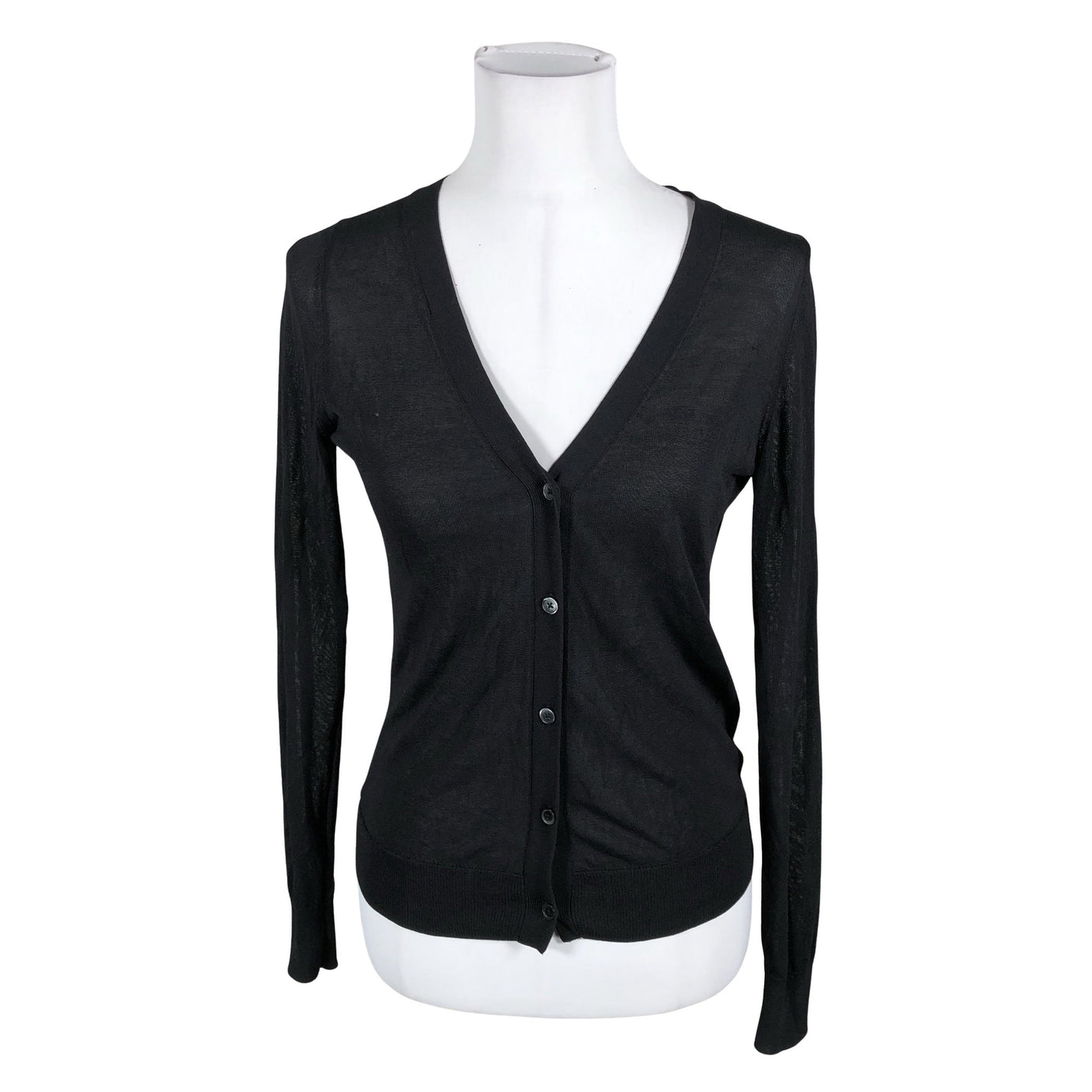 Unisex Uniqlo - Kardigan, suurus 36 - Must (1)