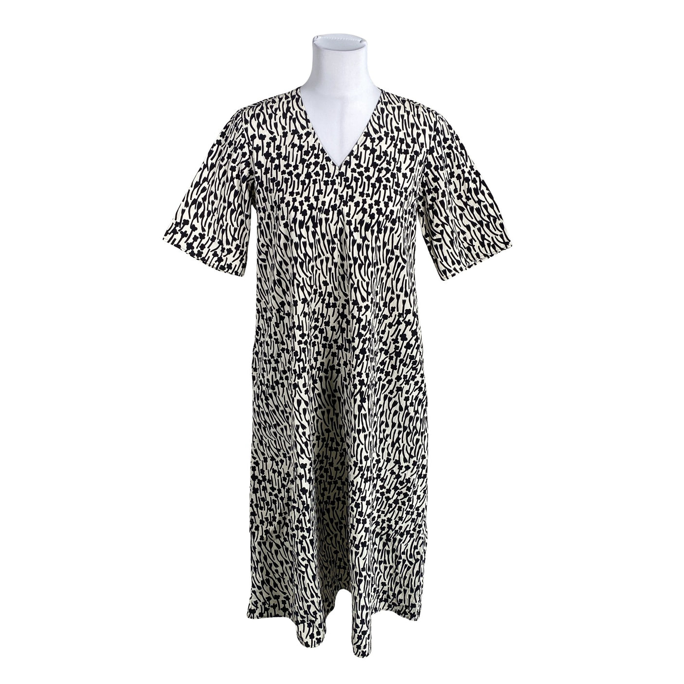Unisex Marimekko - Mitteveniv kleit, suurus 34 - Valge (1)