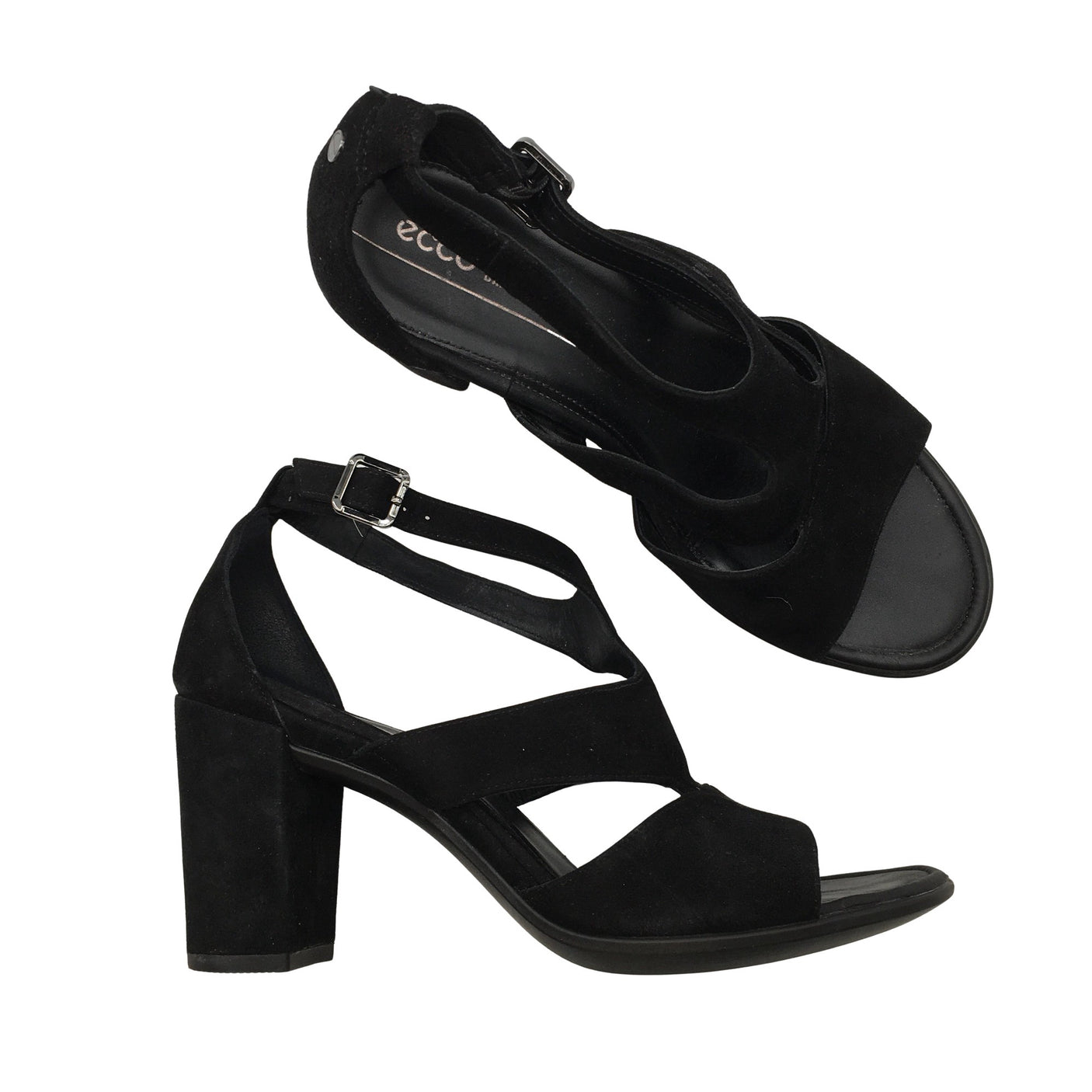 Unisex Ecco - Kontsaga rihmikud, suurus 39 - Must (1)