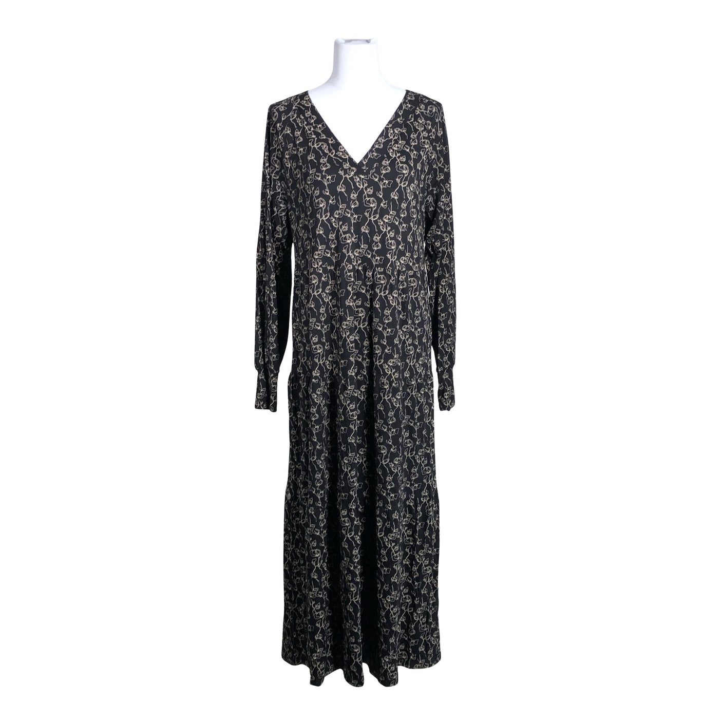 Unisex House of Lola - Trikotaažist kleit, suurus 40 - Must (1)