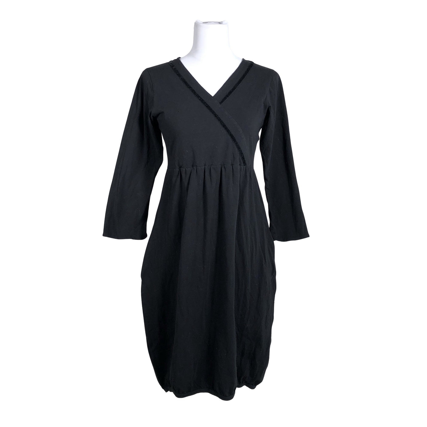 Unisex House of Lola - Trikotaažist kleit, suurus 40 - Must (1)