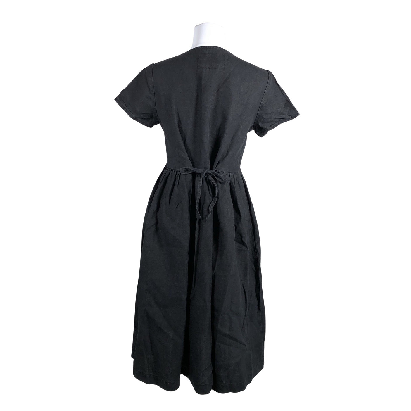Unisex Not Perfect Linen - Mitteveniv kleit, suurus 36 - Must (2)