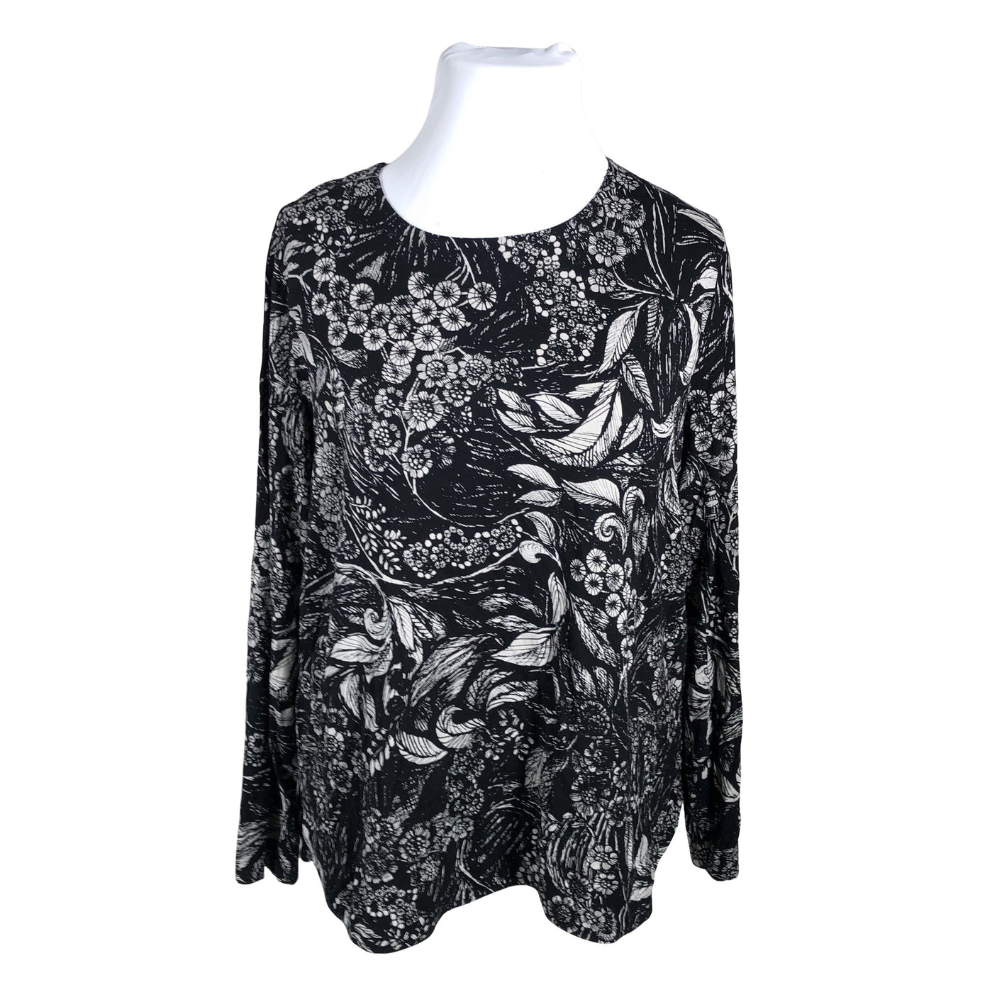 Unisex Nanso - Trikotaažist pluus, suurus 44 - Must (1)