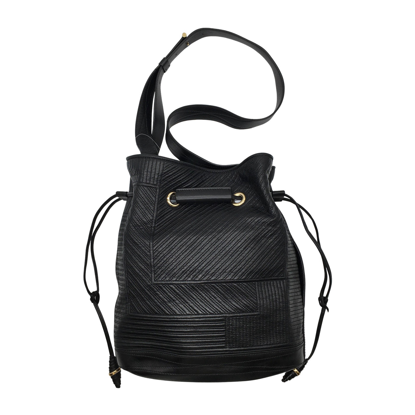 Unisex Lancel - Õlakott, suurus Midi - Must (1)
