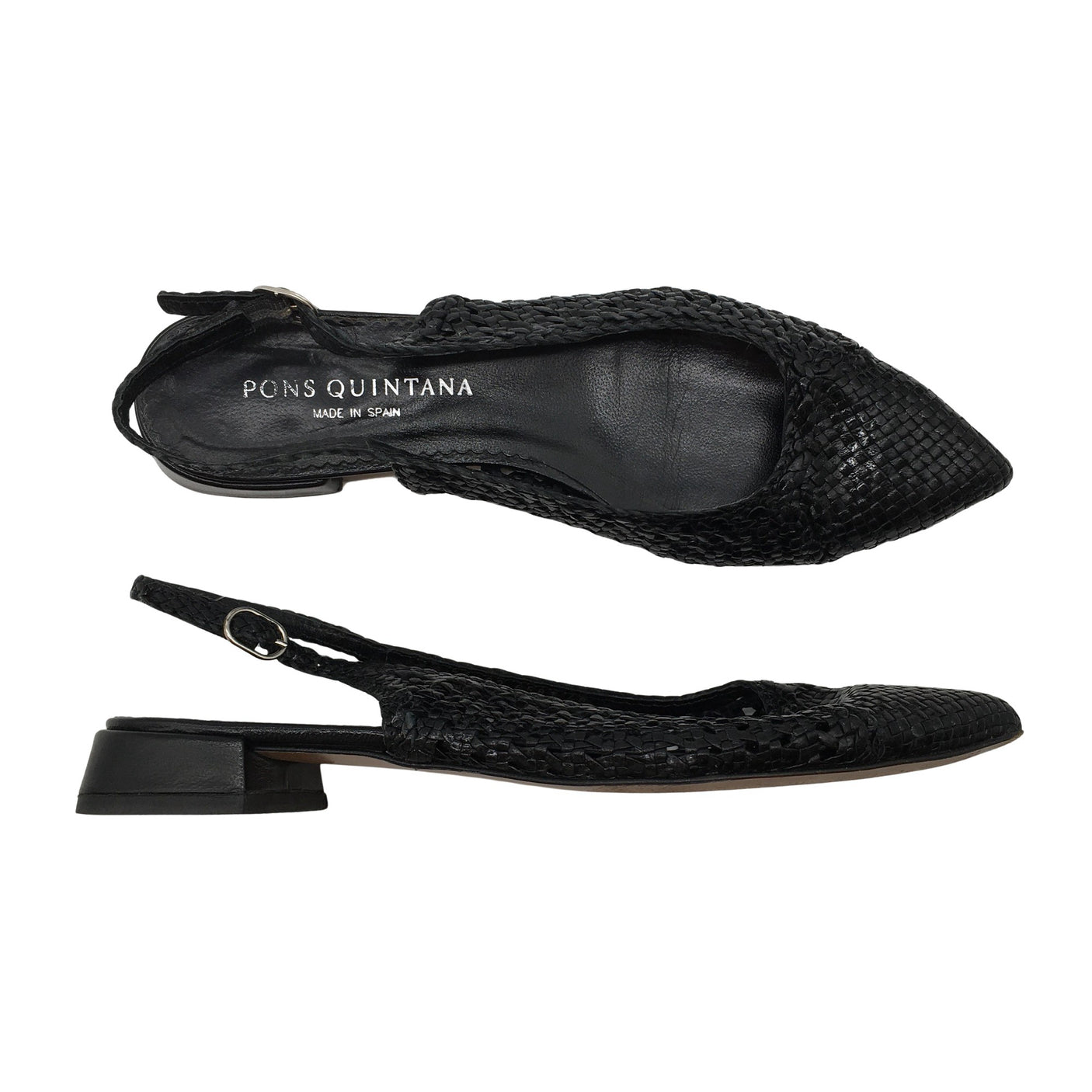 Unisex Pons Quintana - Kontsaga rihmikud, suurus 40 - Must (1)