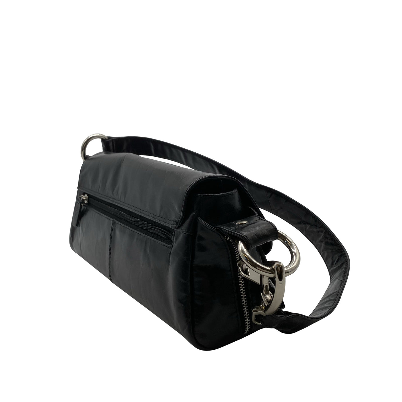Unisex Gil & Gonda - Käekott, suurus Midi - Must (2)