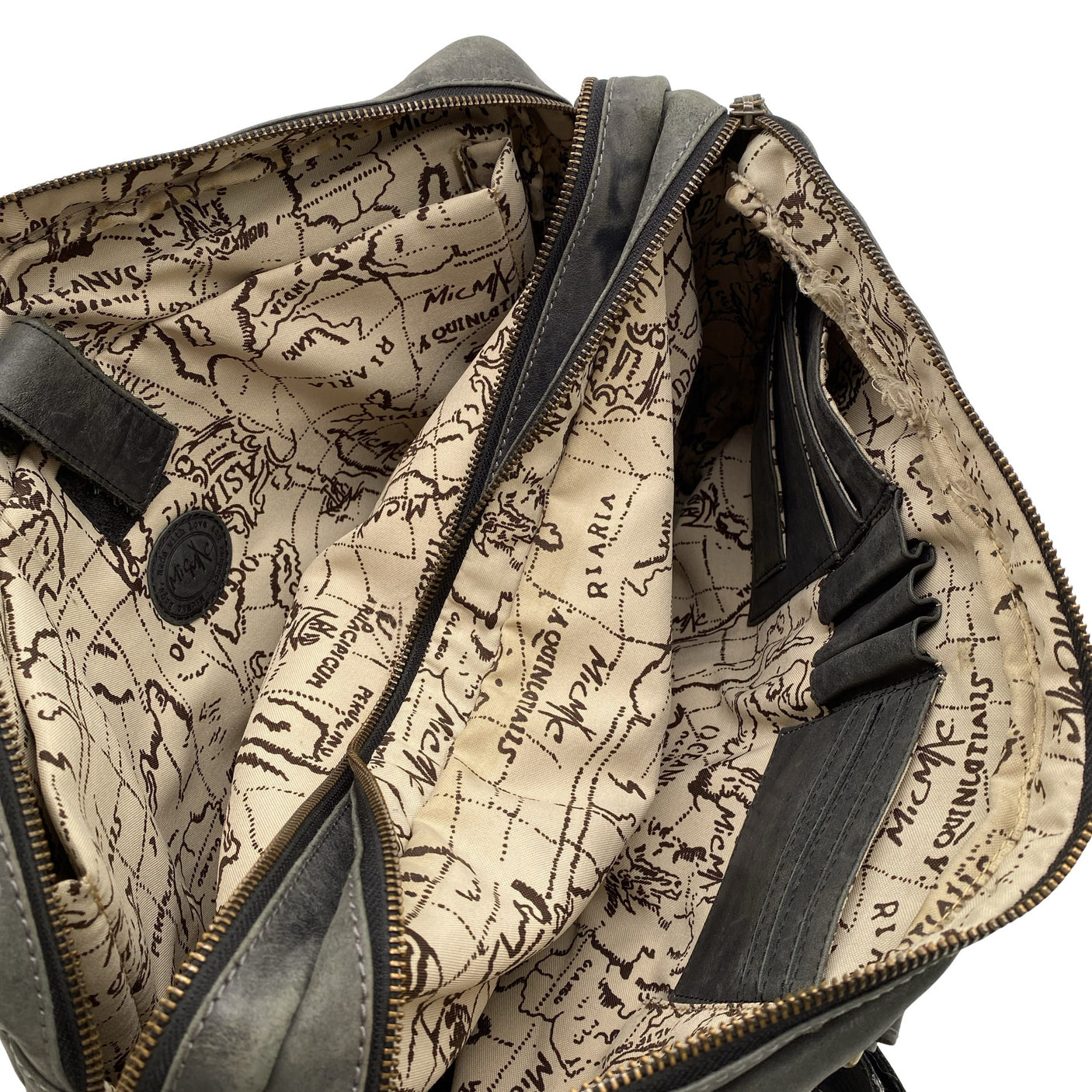 Unisex Mic mac - Käekott, suurus Maxi - Hall (2)