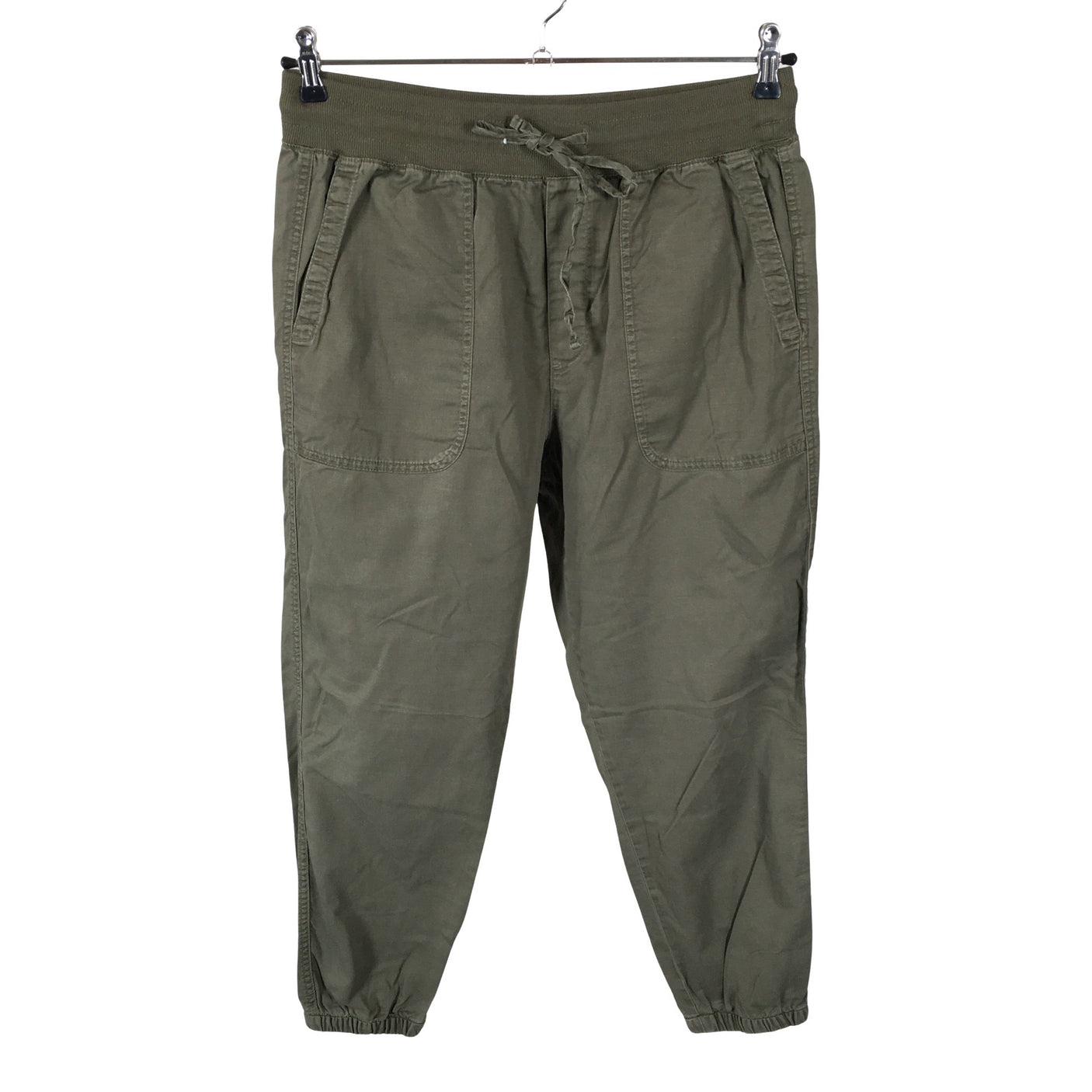 Unisex Gap - Mittevenivad poolpikad püksid, suurus 38 - Roheline (1)