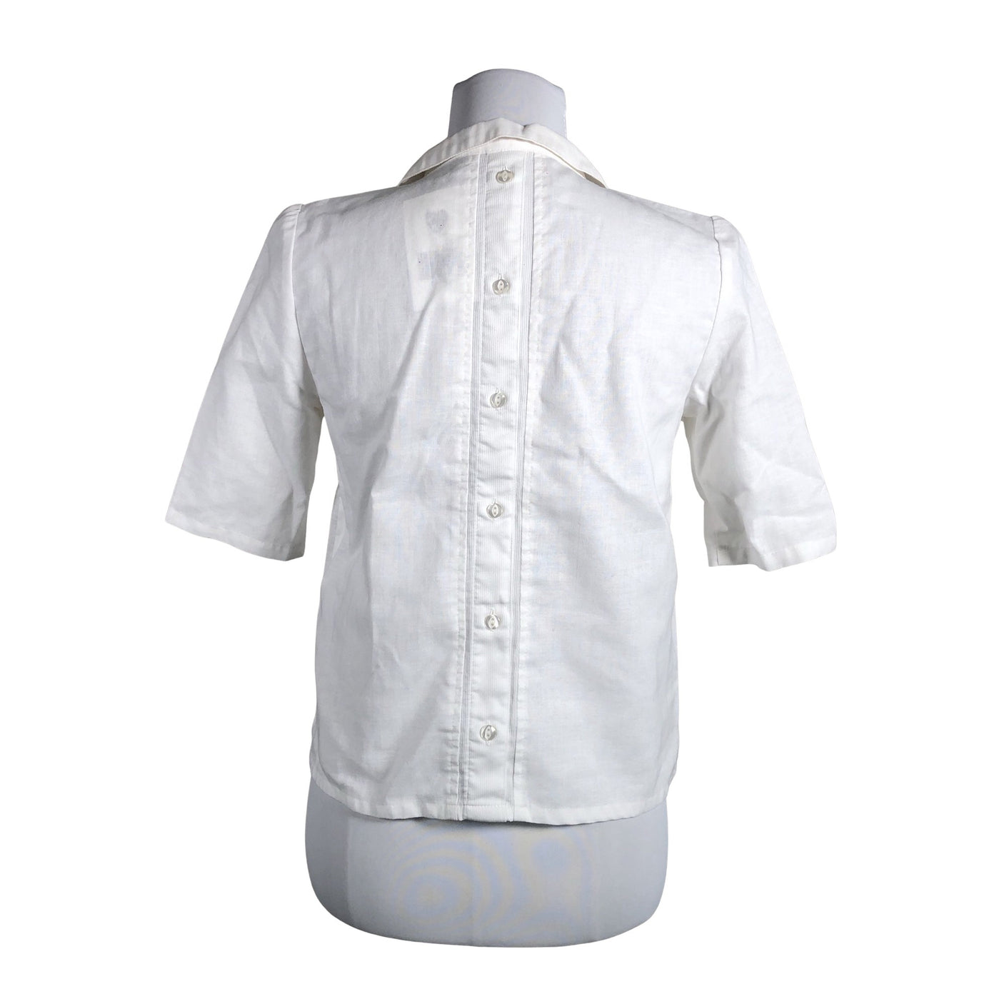 Unisex Globe Hope - Lühikeste käistega pluus, suurus 36 - Valge (2)
