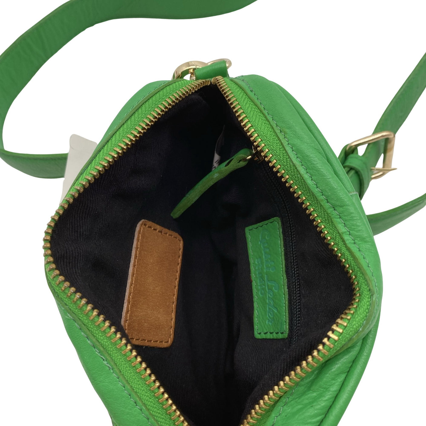Unisex Gusti Leder - Õlakott, suurus Mini - Roheline (2)