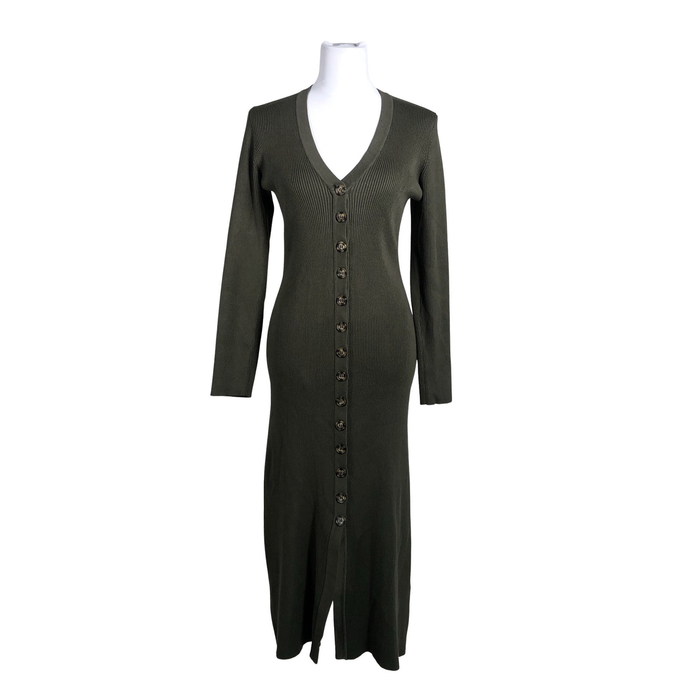 Unisex Lindex - Kootud kleit, suurus 38 - Roheline (1)