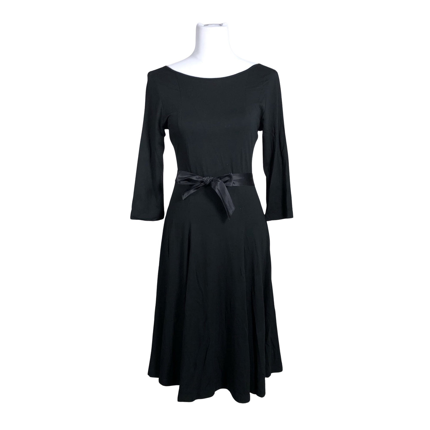 Unisex Muotikuu - Trikotaažist kleit, suurus 38 - Must (1)