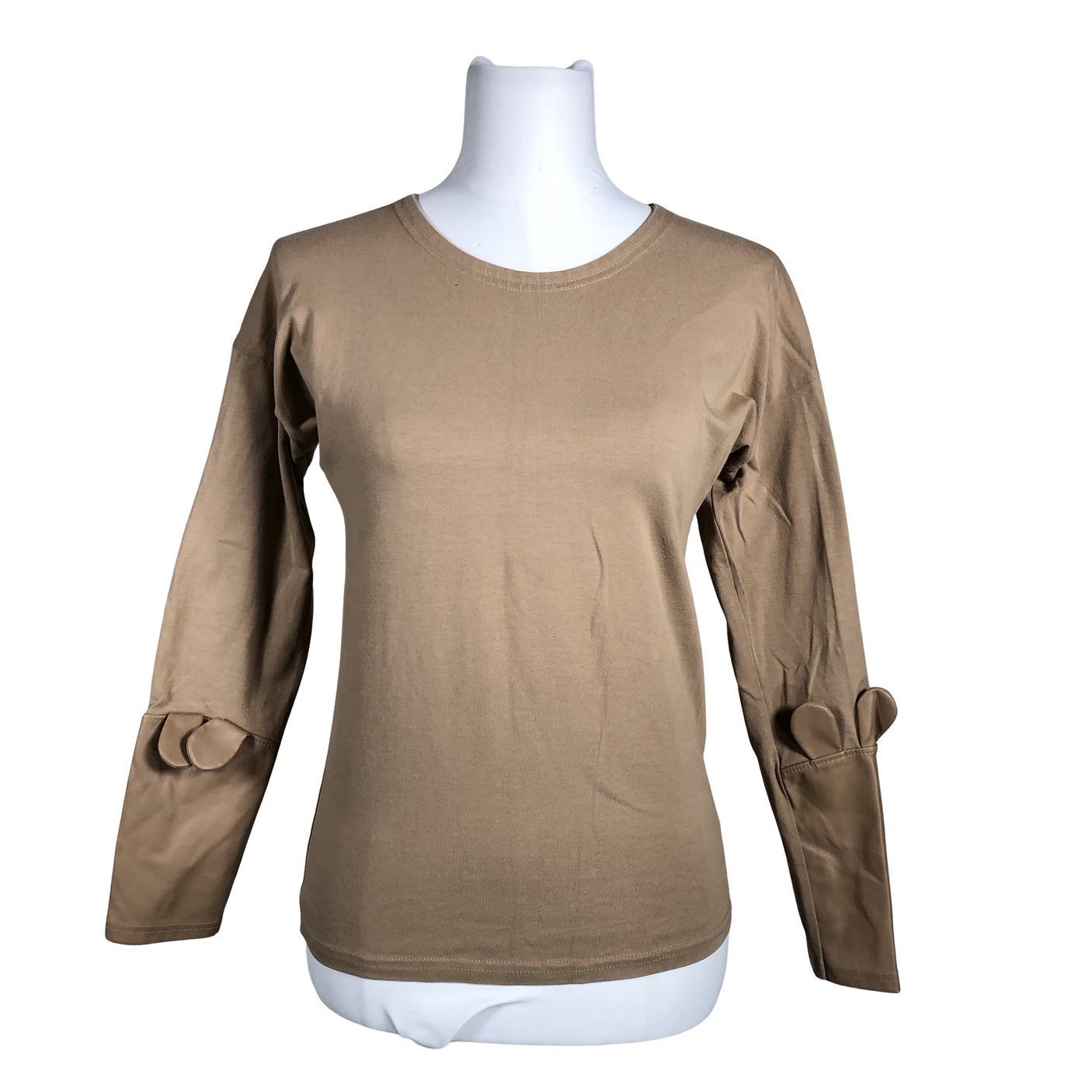 Unisex Luppaset - Trikotaažist pluus, suurus 36 - Pruun (1)