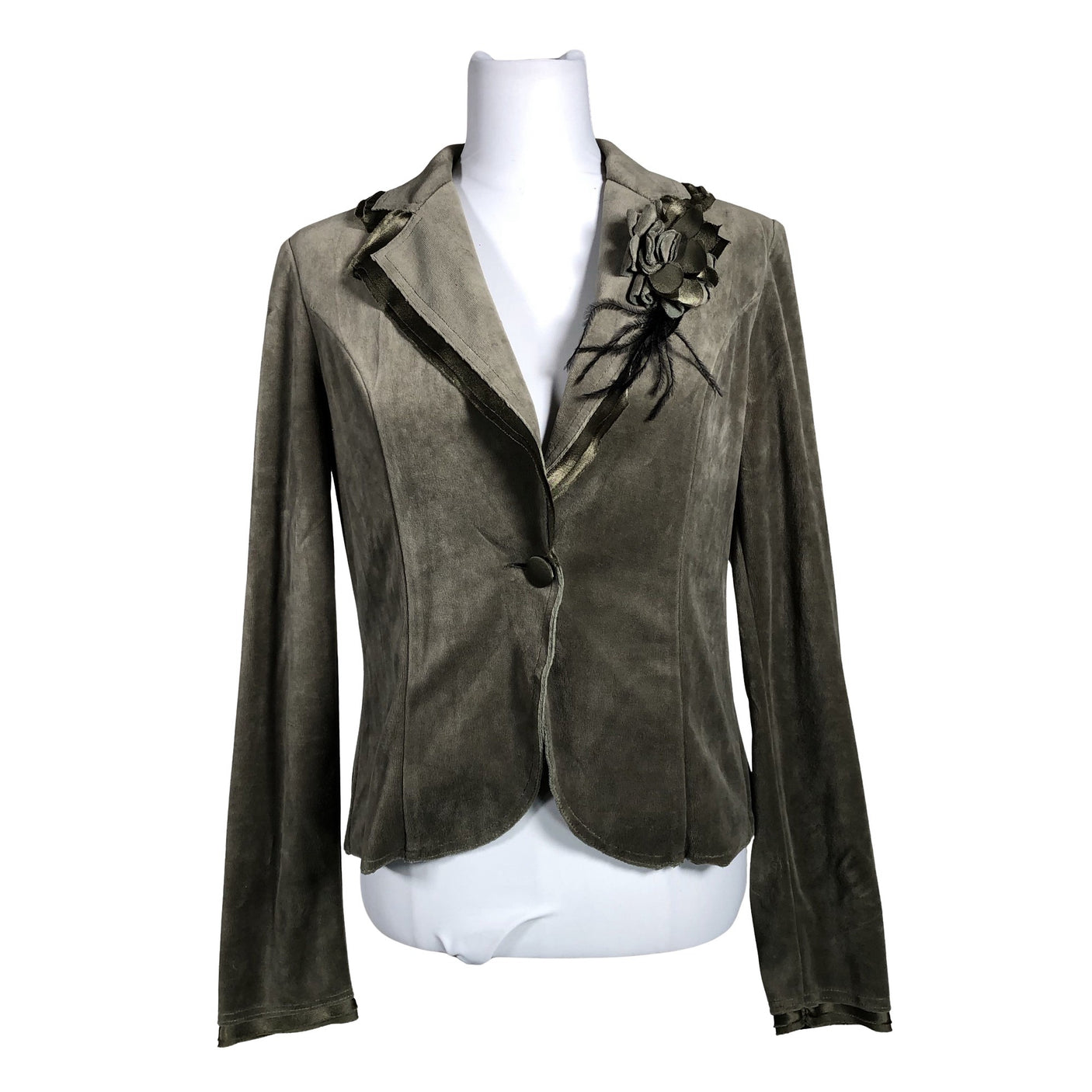 Unisex Sisley - Dressikangast jakk, suurus 40 - Roheline (1)