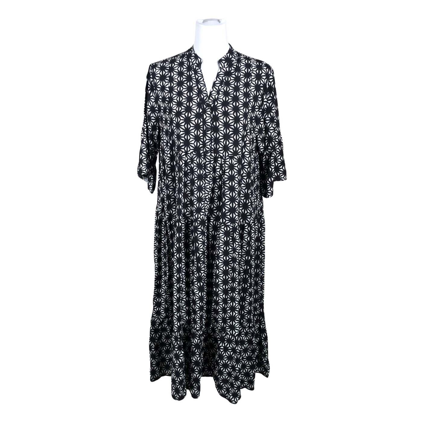 Unisex Bohemiana - Mitteveniv kleit, suurus 36 - Must (1)