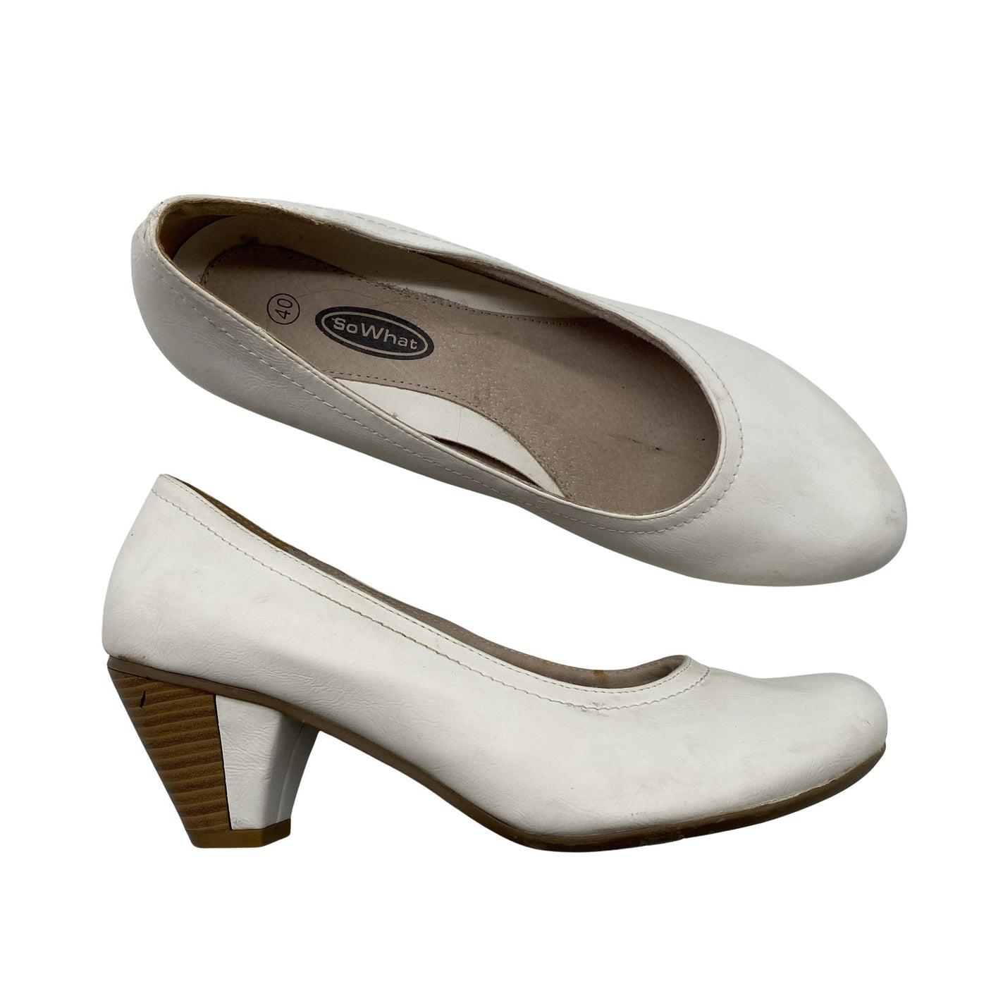 Unisex SoWhat - Kontsakingad, suurus 40 - Valge (1)