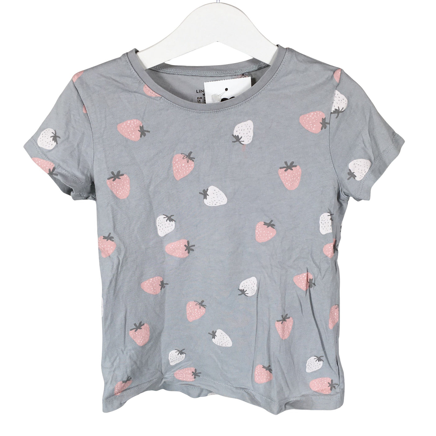 Unisex Lindex - T-särk, suurus 110 - 116 - Helesinine (1)