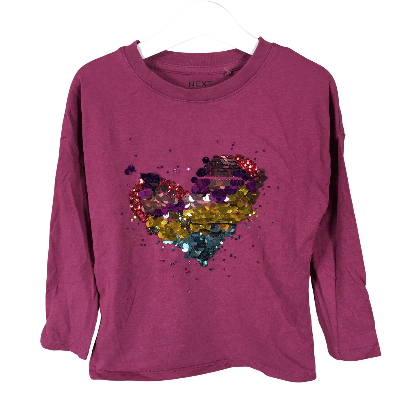 Unisex Next - Trikotaažist pluus, suurus 110 - 116 - Lilla (1)
