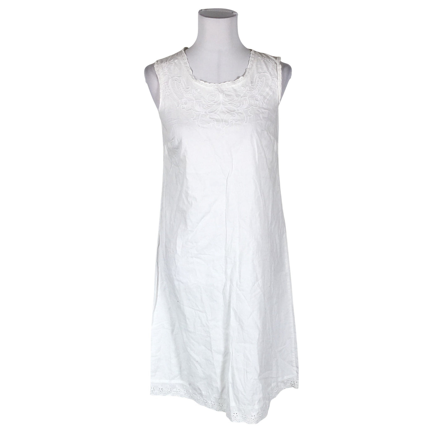 Unisex Global - Mitteveniv kleit, suurus 34 - Valge (1)