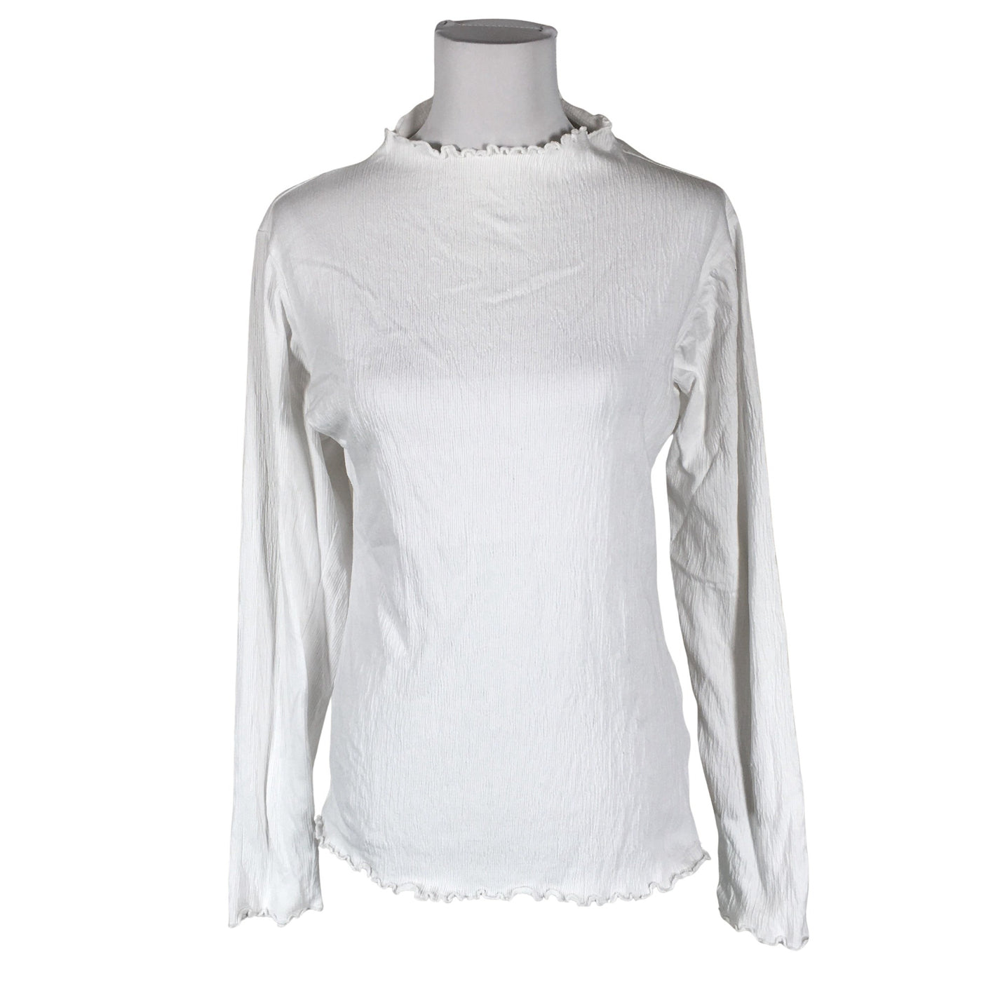 Unisex Nanso - Trikotaažist pluus, suurus 40 - Valge (1)