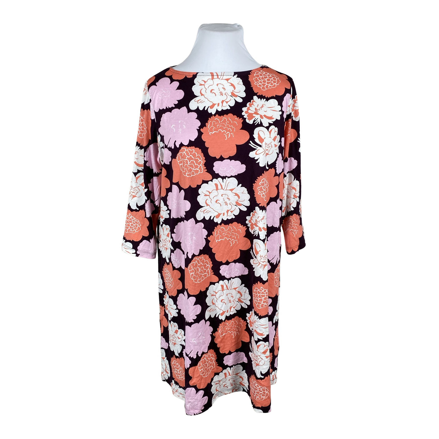 Unisex Marimekko - Trikotaažist kleit, suurus 42 - Veinipunane (1)