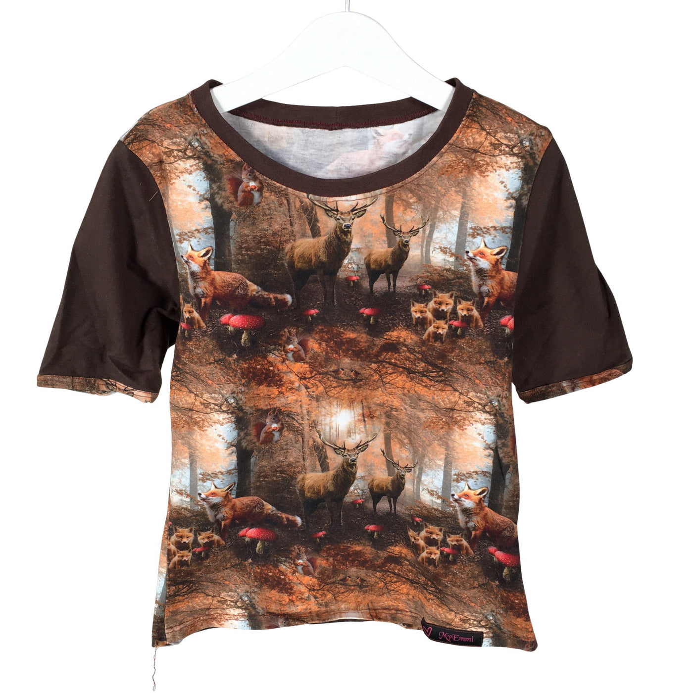 Unisex Handmade - Trikotaažist pluus, suurus 116 - 122 - Pruun (1)