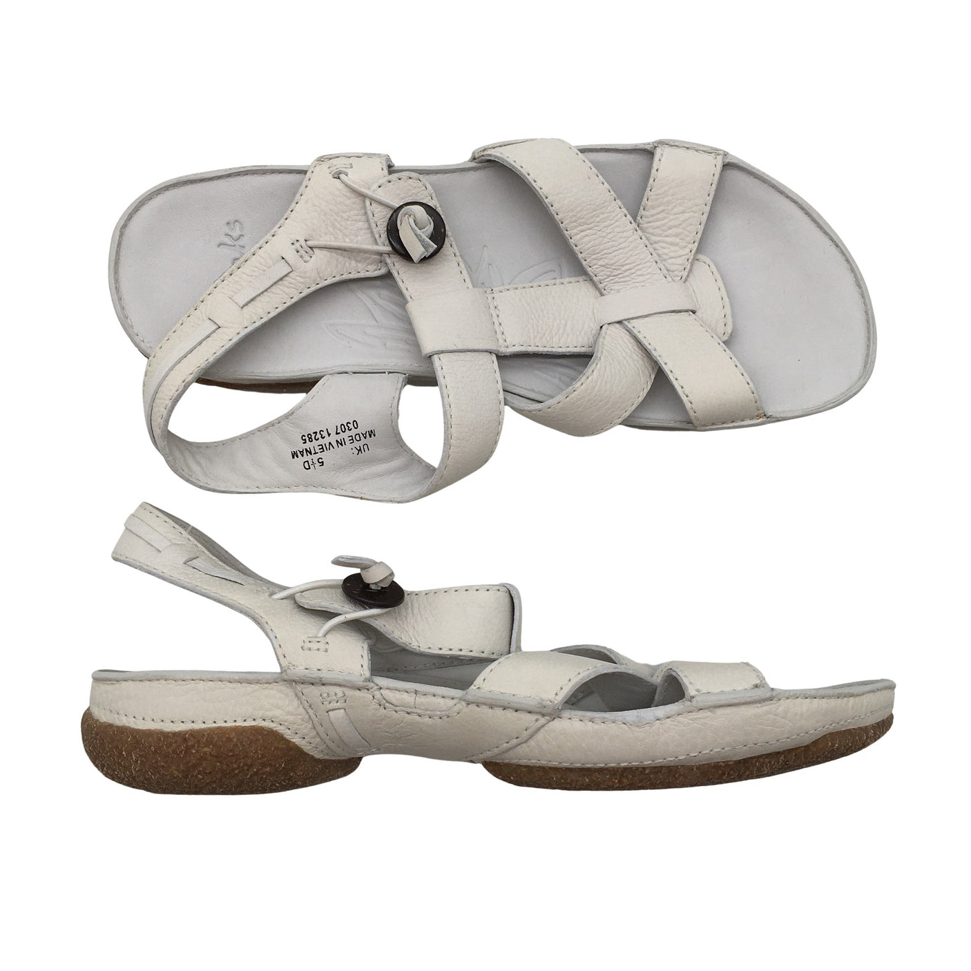 Unisex Clarks - Rihmikud, suurus 38 - Valge (1)