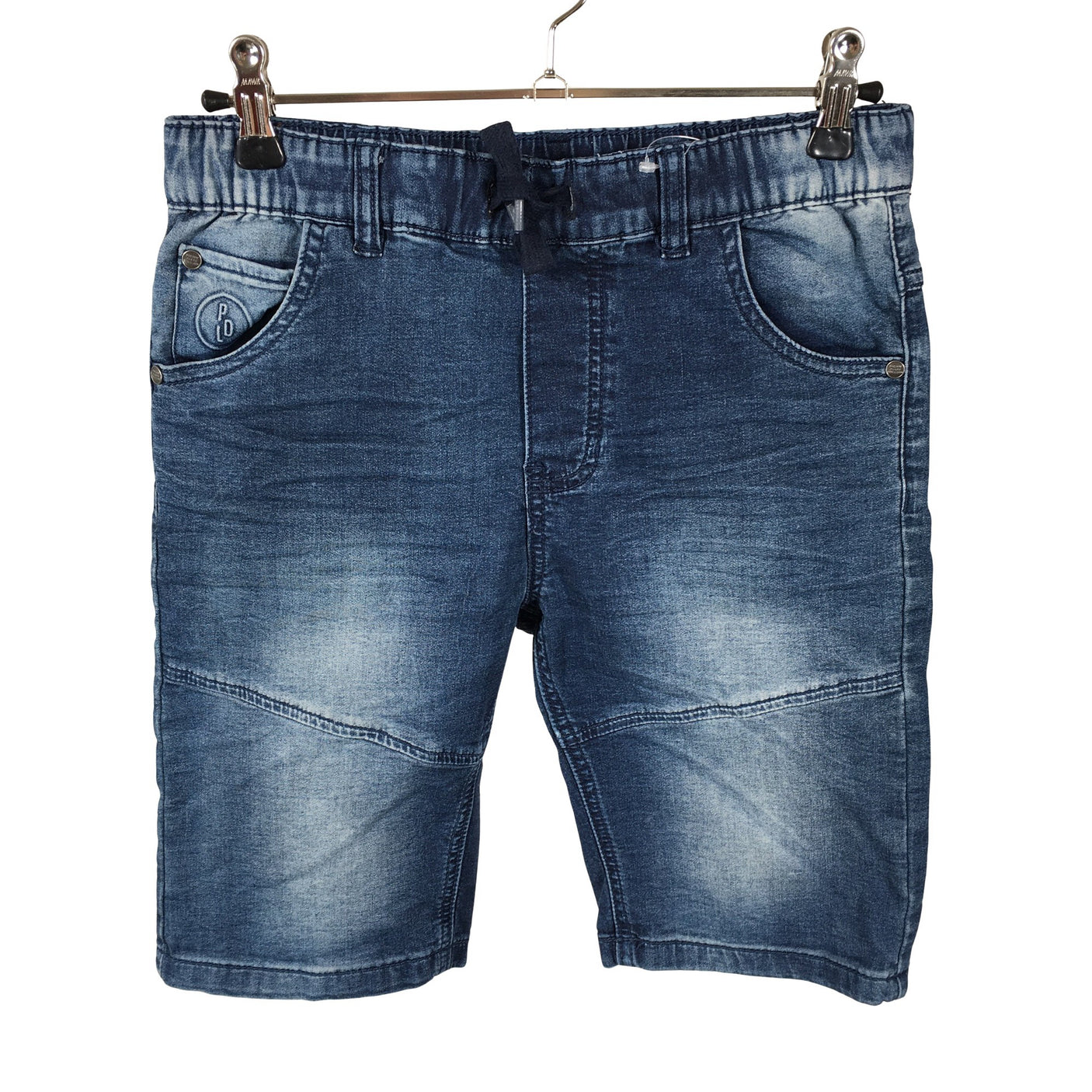 Unisex POMPdeLUX - Teksast lühikesed püksid, suurus 146 - 152 - Sinine (1)