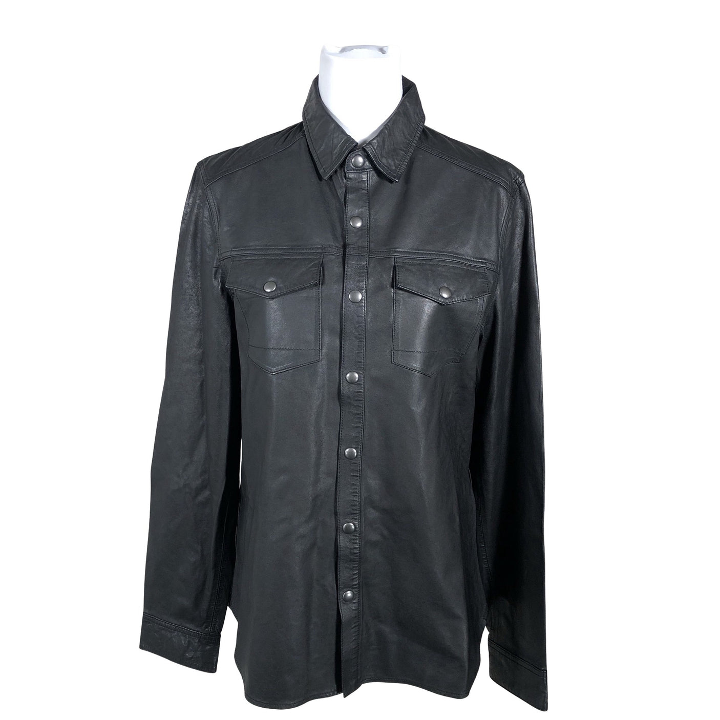 Unisex All Saints - Nahktagi, suurus 36 - Must (1)