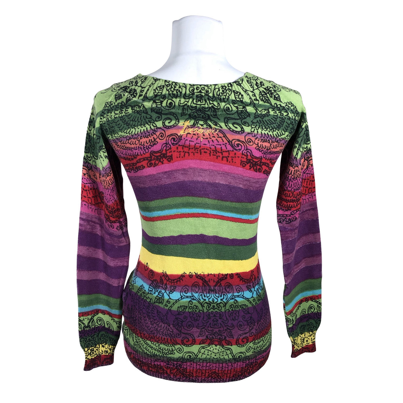 Unisex Desigual - Kampsun, suurus 38 - Roheline (2)