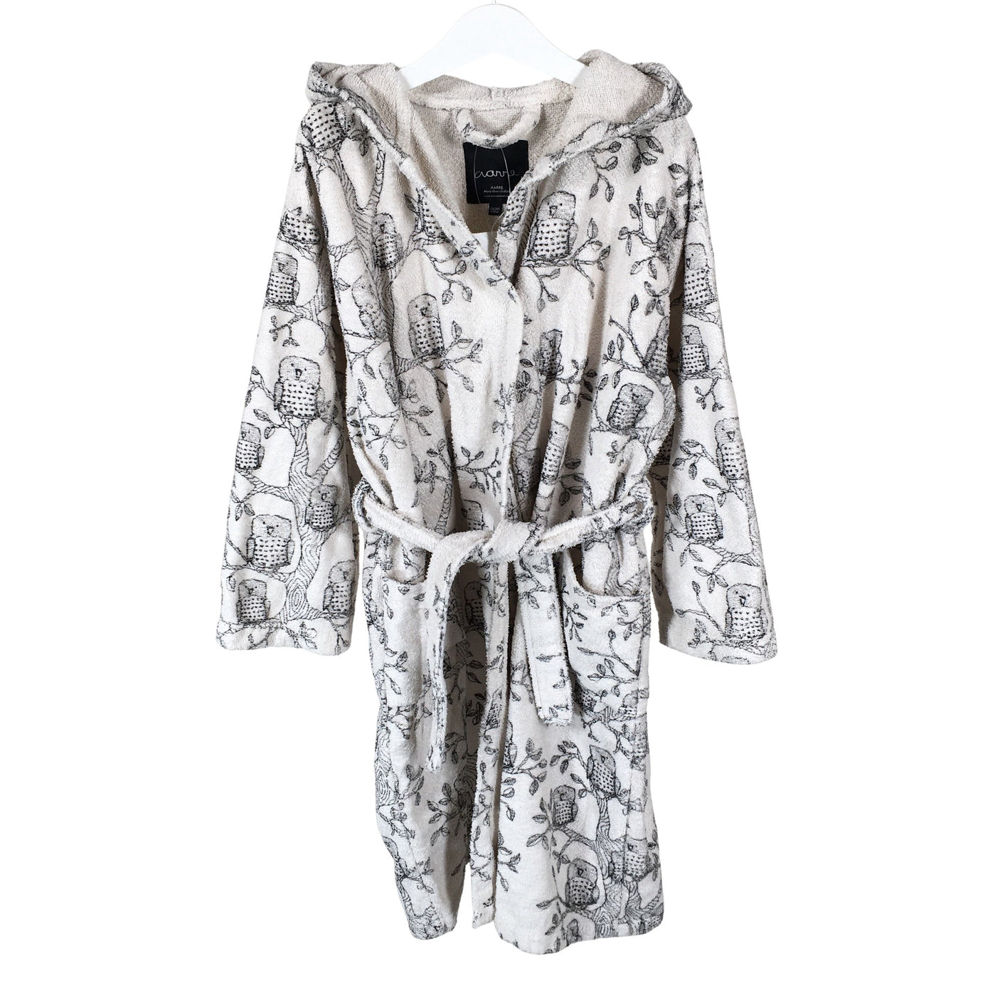 Unisex Aarrelabel - Hommikumantel, suurus 134 - 140 - Valge (1)